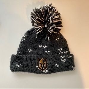 VGK Vegas Golden Knights Adidas Beanie Hat Pom